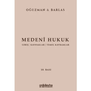 On İki Levha Yayınları Medeni Hukuk - M. Kemal Oğuzman