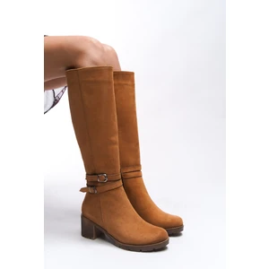 Zauhilde Kadın Toka Detaylı Topuklu Çizme - 0012746