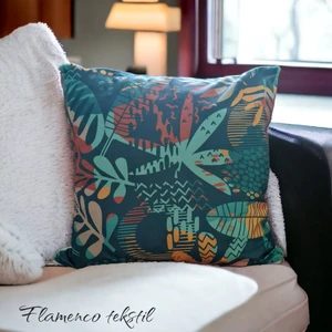 Flamenco Tekstil Dijital Baskılıkırlent Kılıfı Tekli