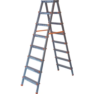 Metal Aktif Gaz Altı Kaynaklı 8+8 Profil Merdiven - Güvenli ve Dayanıklı Ev ve Iş Kullanımına Uygun
