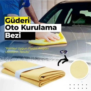 Profesyonel Sentetik Güderi Araç Kurulama ve Temizlik Bezi Kanebo Tip 43X32CM