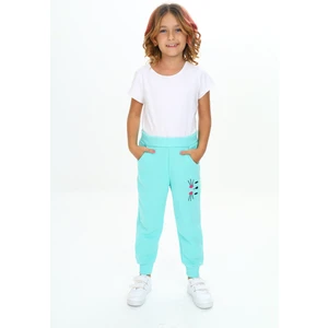 ATB-303651 Tavşan Nakışlı Kışlık 3 Iplik Eşofman Altı
