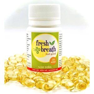 Fresh Breath 25'li Ağız Kokusu Önleyici, Nefes Temizleyici (Soğan, Sarımsak Koku Yok Edici)