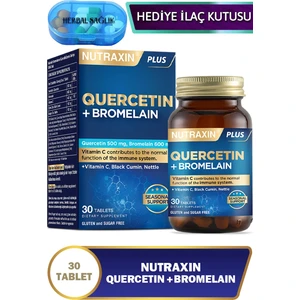 Bromelain - Quercetin 30 Adet Tablet (Vitamin C-Çörek Otu-Isırgan Otu)