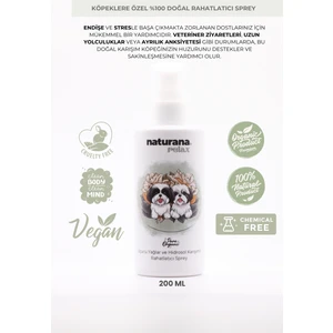 %100 Doğal Organik Köpekler Için Sakinleştirici Rahatlatıcı Stres Azaltıcı Sprey 200 ml