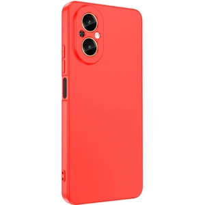 Realme 12 Lite Kılıf Mara Lansman Silikon Mat Soft Kamera Korumalı Kırmızı