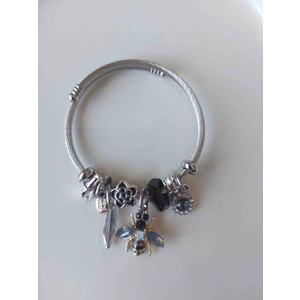 Gün Işığı Aksesuar Pandora Arı Charmlı Çelik Bileklik