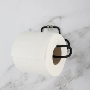UG Home Siyah Açık Sticker Yapışkanlı Tuvalet Kağıtlığı