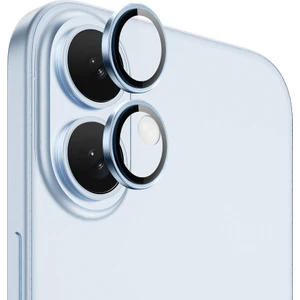 iPhone 16 Uyumlu LG-004 Pvd Lens Guard Metal Kamera Lens Koruyucu Mavi
