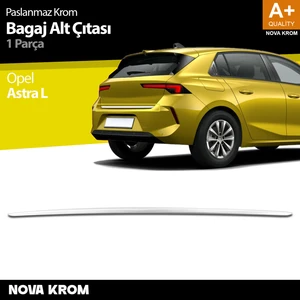 Nova Krom Opel Astra L Krom Bagaj Alt Çıtası 2022 Üzeri