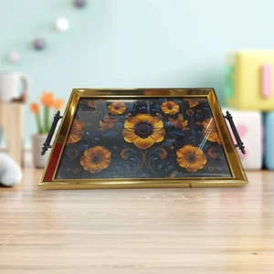 Modern  Çay Tepsisi,çay Tepsisi,lüks Sunum Tepsisi