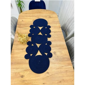 My Doğa Store Jüt, Hasır,sarmal Model, Dekoratif Masa Örtüsü, Runner 40X110 Cm, Sehpa Örtüsü, Bohem Tarzı