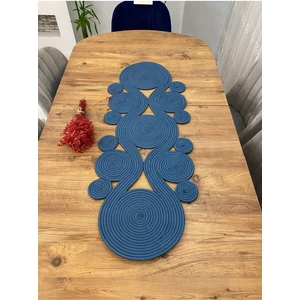 My Doğa Store Jüt, Hasır,sarmal Model, Dekoratif Masa Örtüsü, Runner 40X110 Cm, Sehpa Örtüsü, Bohem Tarzı