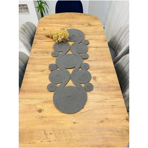 My Doğa Store Jüt, Hasır,sarmal Model, Dekoratif Masa Örtüsü, Runner 40X110 Cm, Sehpa Örtüsü, Bohem Tarzı