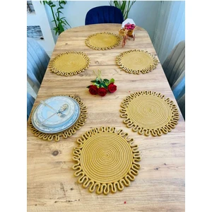 My Doğa Store Jüt Hasır Amerikan Servis Supla 6 Parça