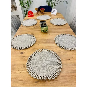My Doğa Store Jüt Hasır Amerikan Servis Supla 6 Parça