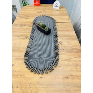 My Doğa Store Jüt, Hasır, Dekoratif Masa Örtüsü, Runner 30X80 Cm, Amerikan Servis, Sehpa Örtüsü, Bohem Tarzı