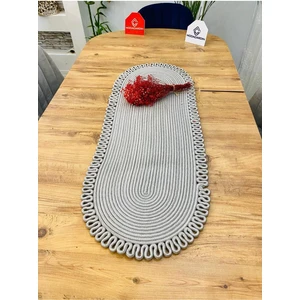 My Doğa Store Jüt, Hasır, Dekoratif Masa Örtüsü, Runner 35X100 Cm, Amerikan Servis, Sehpa Örtüsü, Bohem Tarzı