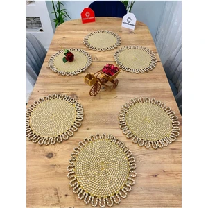 My Doğa Store Jüt Hasır Amerikan Servis Supla 6 Parça