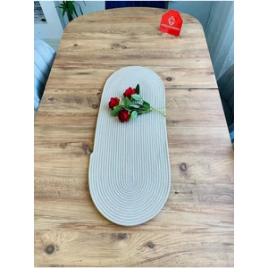 My Doğa Store Jüt, Hasır, Dekoratif Masa Örtüsü, Runner 35X100 Cm, Amerikan Servis, Sehpa Örtüsü, Bohem Tarzı