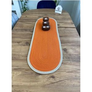 My Doğa Store Jüt, Hasır, Dekoratif Masa Örtüsü, Runner 35X100 Cm, Amerikan Servis, Sehpa Örtüsü, Bohem Tarzı