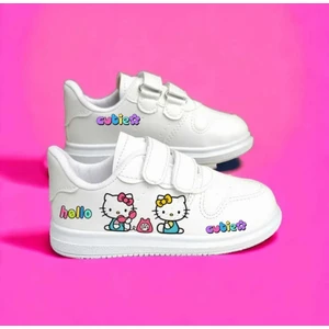 Amazoon Desing Hello Kedi Baskılı Kız Çocuk Spor Ayakkabı