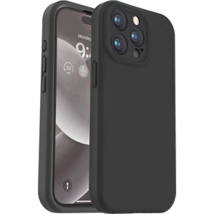 iPhone 15 Pro Max Kılıf Yüksek Kalite 3D Kamera Korumalı Içi Kadife Lansman Liquid Silikon Kapak