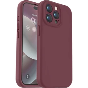 iPhone 15 Pro Max Kılıf Yüksek Kalite 3D Kamera Korumalı Içi Kadife Lansman Liquid Silikon Kapak