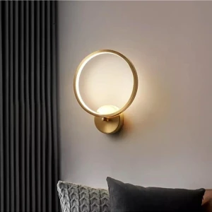 Fer Avize Polina Modern Tasarım Eskitme Renk Gün Işığı Ledli Banyo - Mutfak - Salon LED Duvar Aplik