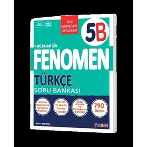 Fenomen Okul Yayınları 5 Türkçe B Soru Bankası