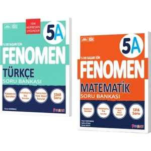 Fenomen Yayıncılık 5 Türkçe A - Matematik A Soru Bankası