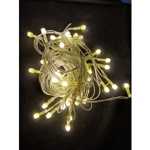 Yılbaşı Aydınlatması 10 Metre 220 Vold Sabit Aydınlatma 38 Led Işık- Fişli
