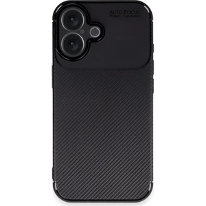 Apple iPhone 16 Kılıf Auto Focus Karbon Silikon Kapak