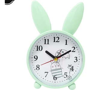 Tavşan Temalı Işıklı Masa Saati