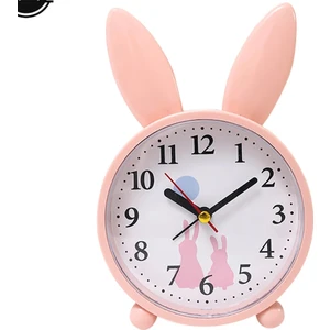 Tavşan Temalı Işıklı Masa Saati