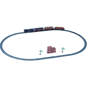 Oyuncak Tren Seti Rail King Klasik Tren 104 cm 23 Parça Işıklı