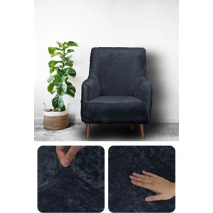 Bibaha Home Kadife Lastikli Tekli Koltuk Örtüsü