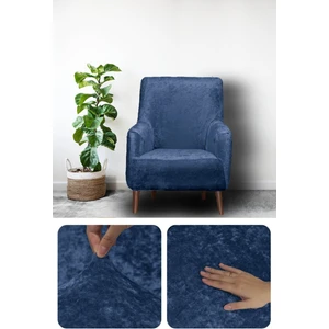 Bibaha Home Kadife Lastikli Tekli Koltuk Örtüsü
