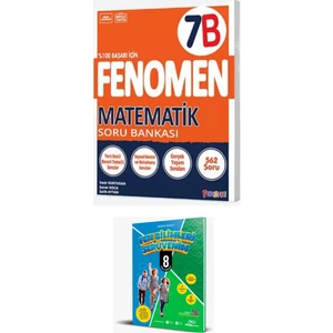 Fenomen Yayınları 2025 Fenomen Matematik 7B Soru Bankası + Fen Bilimleri Serüvenim 8