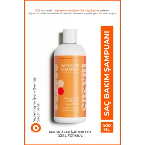 Enzym Cosmetics Yıpranmış ve Işlem Görmüş Saçlar Için Saç Bakım Şampuanı 400 ml