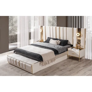 Luxe Home Alyans Kendinden Bazalı Karyola