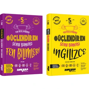 Ankara Yayıncılık 2025 5. Sınıf Fen Bilimleri - İngilizce Güçlendiren Soru Bankası 2'li Set