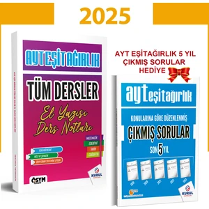 Kurul Yayıncılık 2025 Ayt Eşit Ağırlık Tüm Dersler El Yazısı Ders Notları