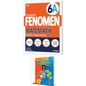Fenomen Yayınları 2025 Fenomen Matematik 6A Soru Bankası + Fen Bilimleri Serüvenim 8