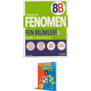 Fenomen Yayınları 2025 Fenomen Fen Bilimleri 8B Soru Bankası + Fen Bilimleri Serüvenim 8