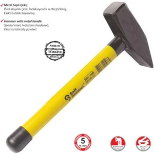 Sait Demirci Metal Saplı Çekiç 300 Gr