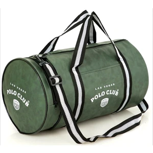 Silindir Spor Çanta 3 Bölmeli Omuz ve El Askılı