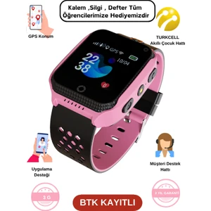 Akıllı Çocuk Saati Sim Kartlı ve Gps Konum Özellikli (Btk Kayıtlı)