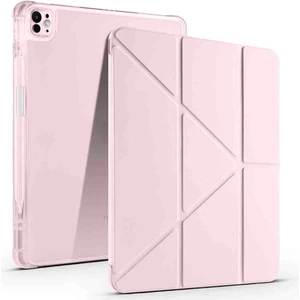 Apple Ipad Pro 11 5.nesil (M4 Çipli) 2024 Uyumlu Kılıf Katlanır Kalemlikli Standlı Akıllı Case