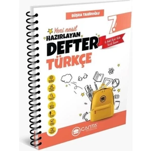 Çanta Yayınları 7. Sınıf Türkçe Hazırlayan Defter - Büşra Tahiroğlu